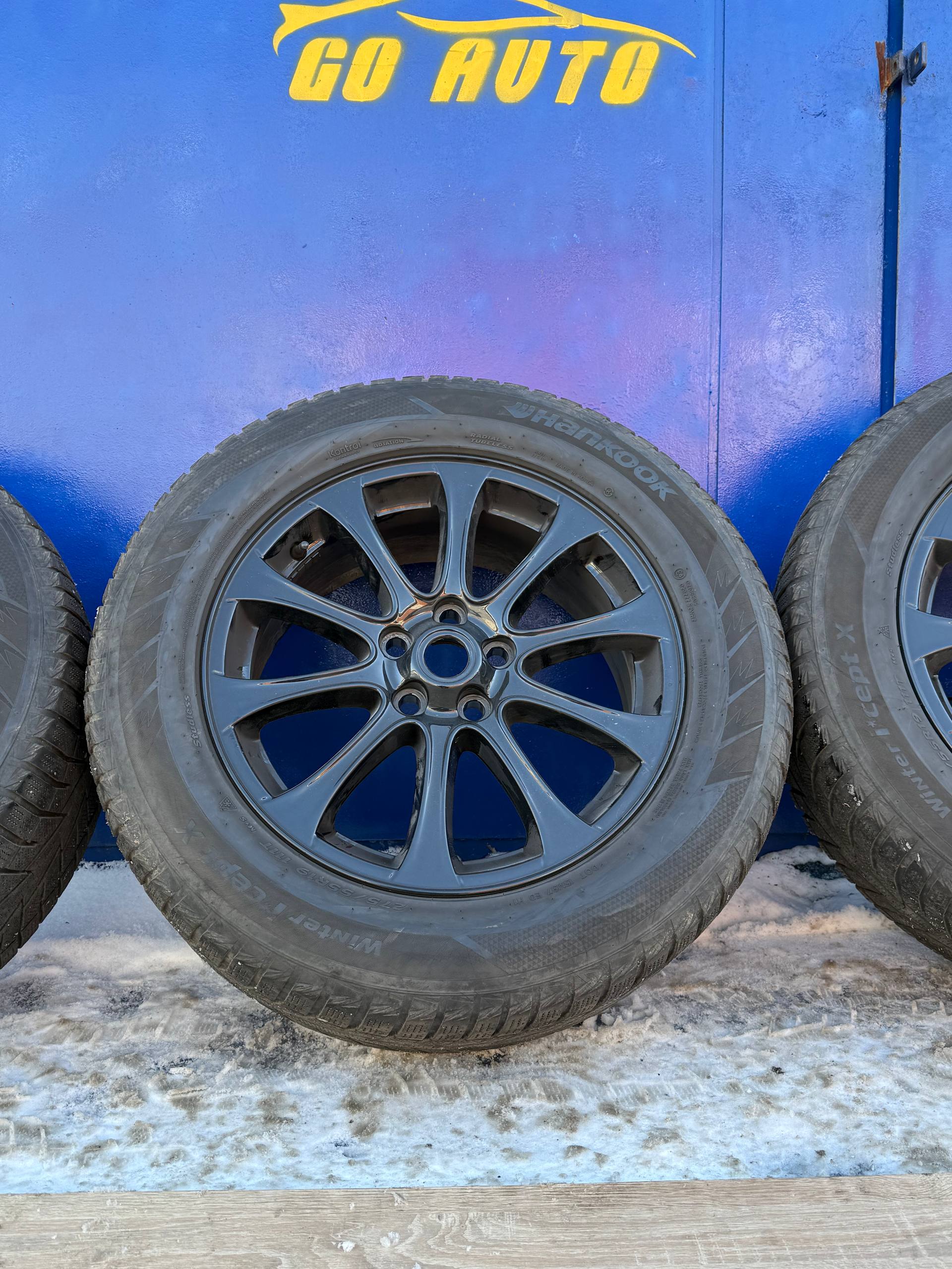 Диски R19 5x120 8.5j et50 dia72.6 з зимовими шинами Hankook 275/55/R19