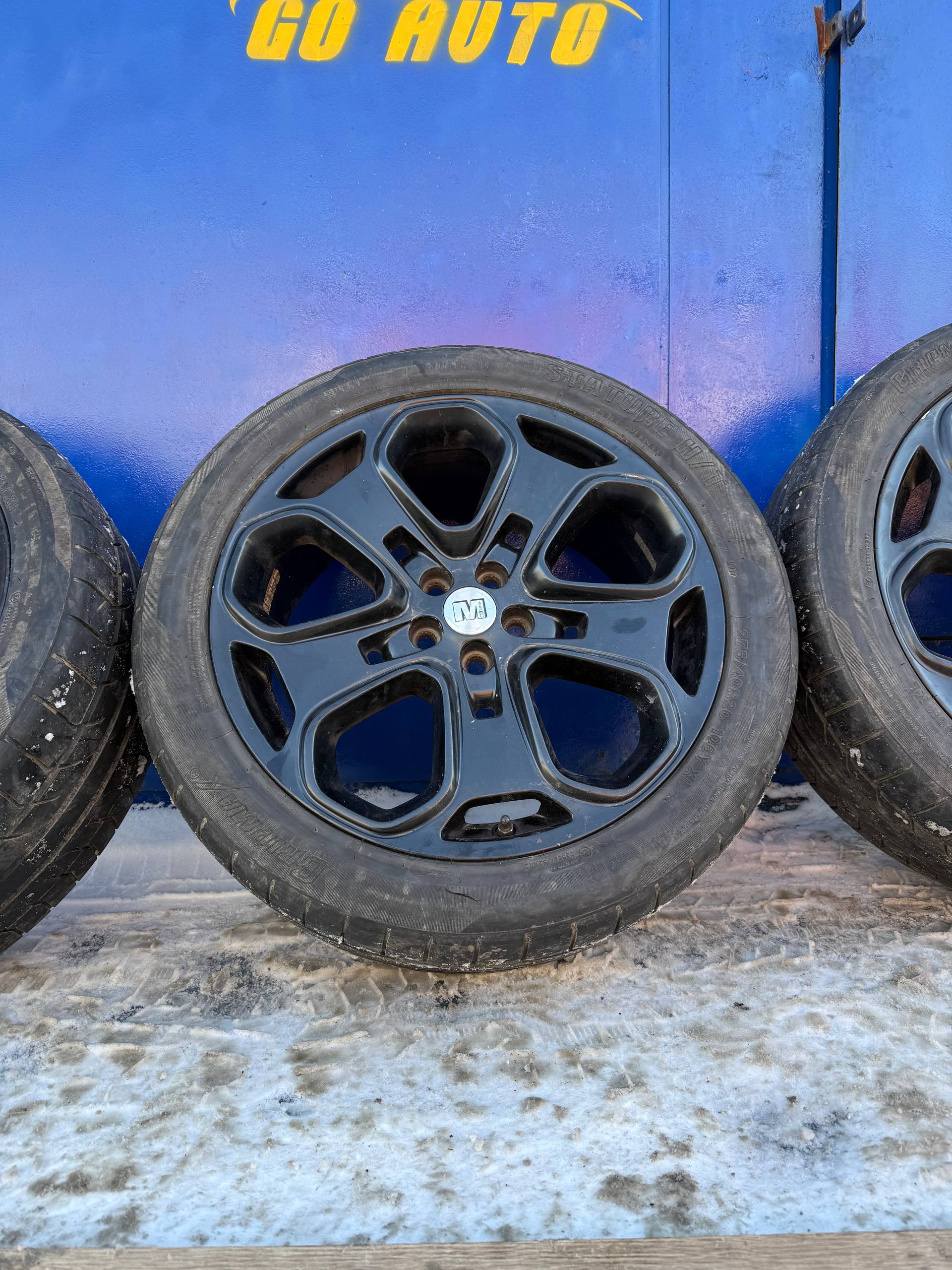 Диски R20 5x108 8.5j et50 dia67.1 з літніми шинами Hankook 275/40/R20