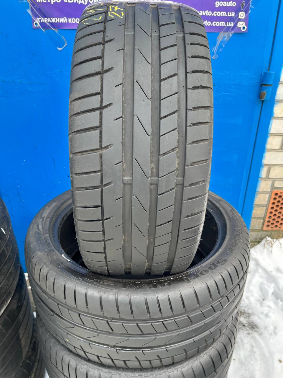 Вживані різноширокі літні шини Petlas Velox Sport  PT 714 245/40/R19 98W | 275/35/R19 100W