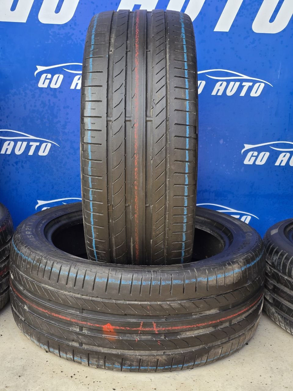Пара вживаних літніх шин Continental ContiSportContact 5 275/45 R21 110Y XL