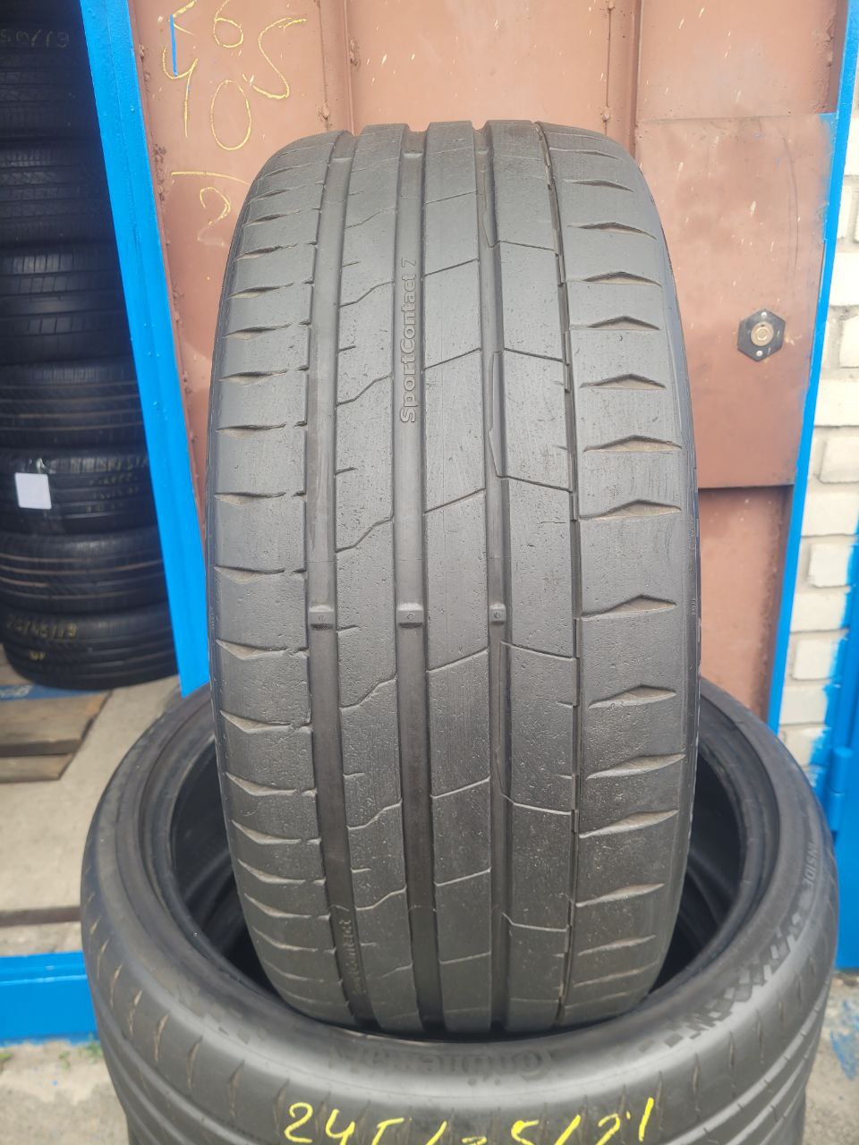 Вживані різноширокі шини Continental SportContact 7 245/35/R21 96Y 285/30/R21 100Y