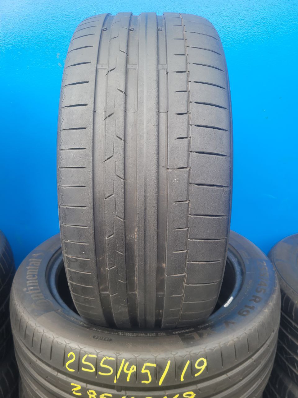 Вживані різноширокі шини Continental SportContact 6 255/45/R19 104Y 285/40/R19 103Y