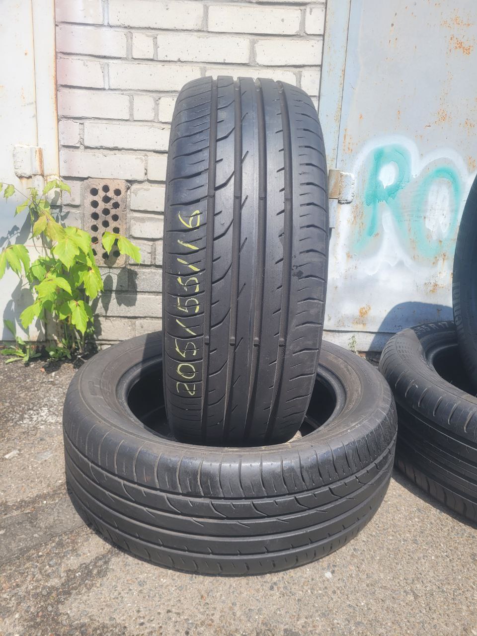 Пара вживаних шин Continental Conti Premium Contact⁵ 205/55/R16 91H