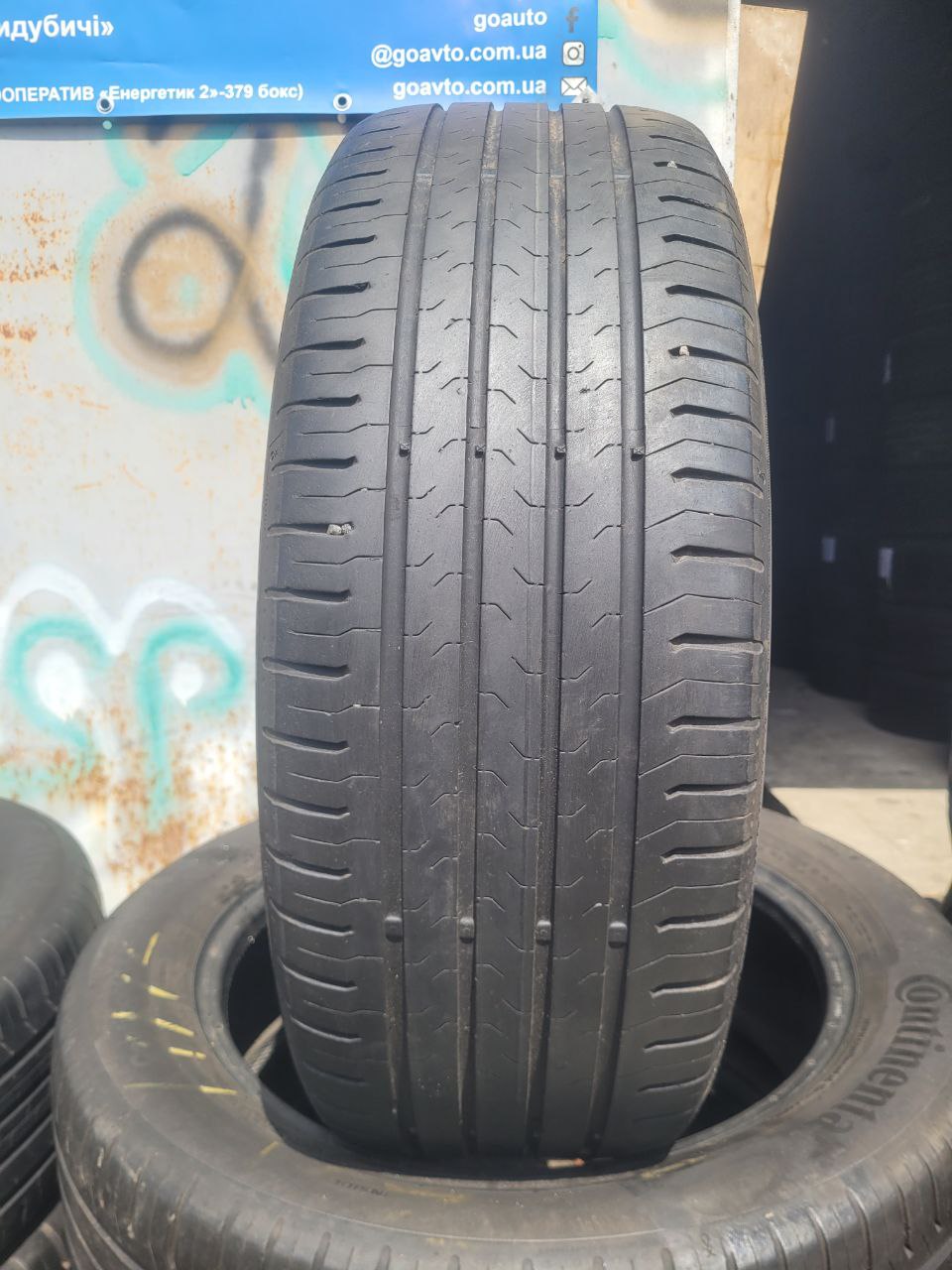 Вживані шини Continental ContiEcoContact 5 215/55/R18 99V 3шт.