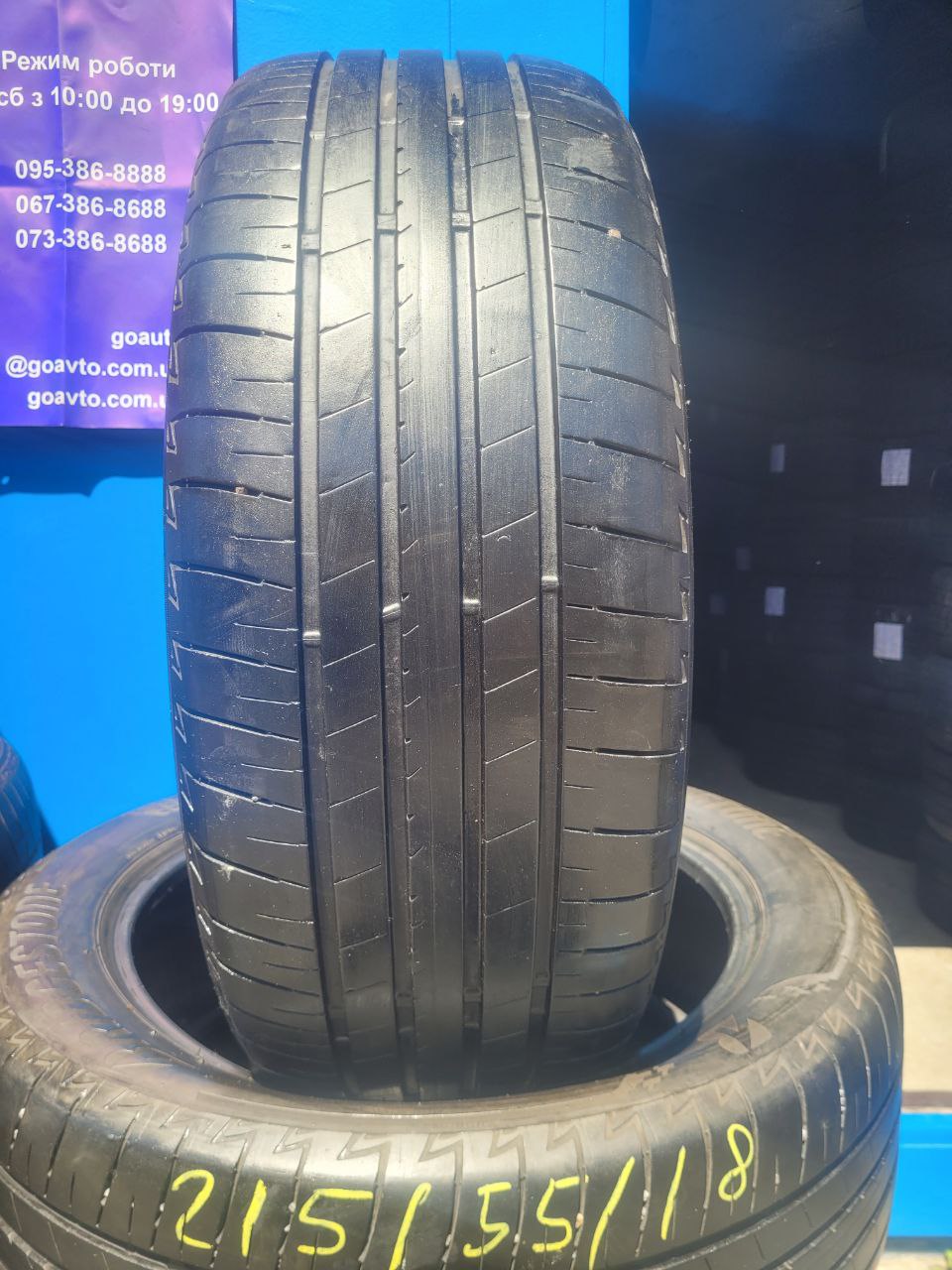 Вживані шини Bridgestone Turanza T005A 215/55/R18 95H