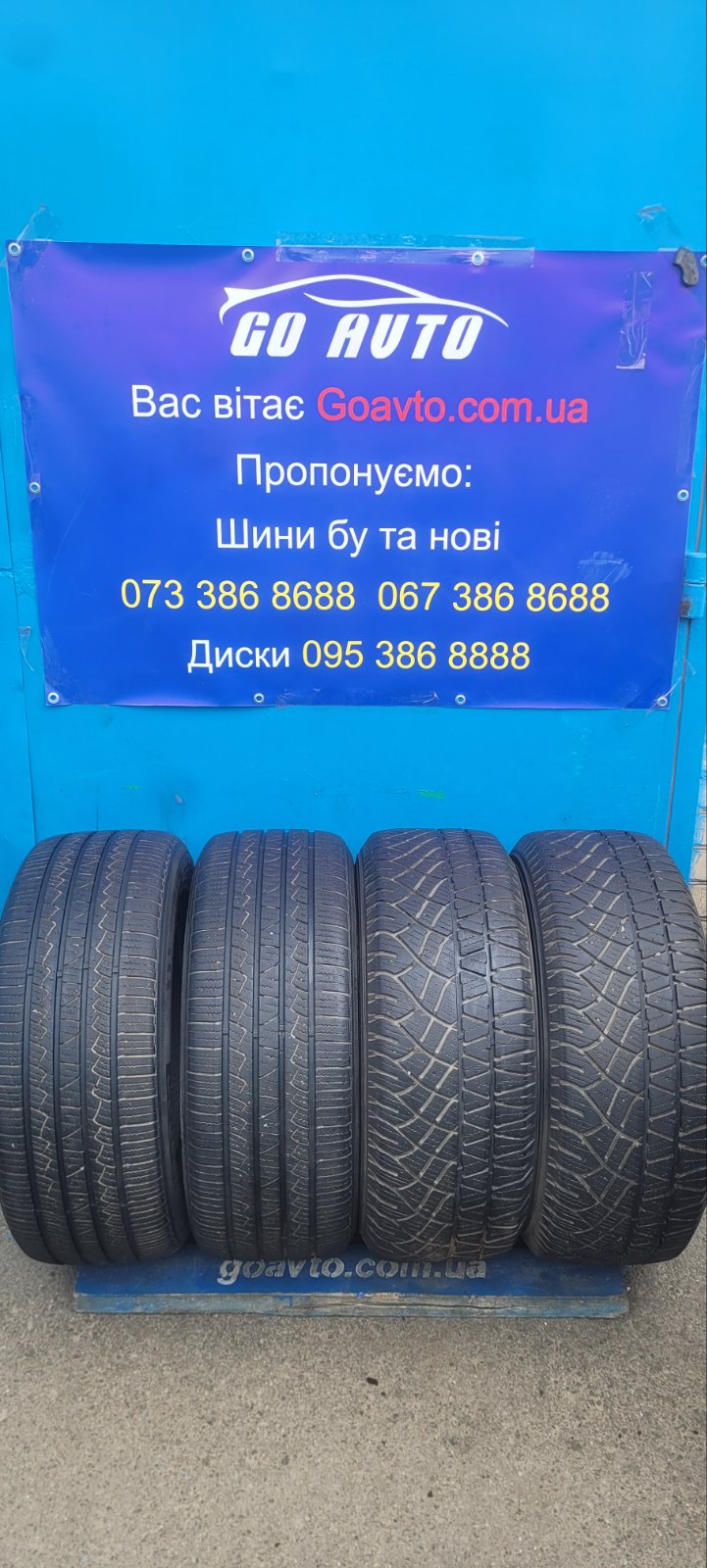 GoAuto Шини Michelin+AutoGrip 255 55 r18 Рік:11/13 6мм Франція